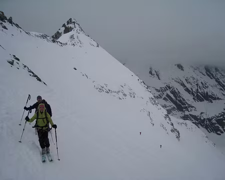142 Arrivée au Col de la Grande Traversière, Pointe de Bassac Sud