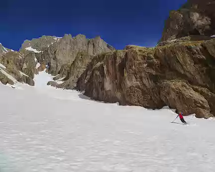PXL012 Ski de rêve sous les vires à chamois