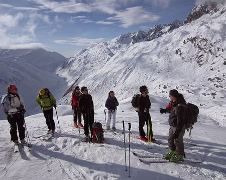 PXL005 J1: montée à Albert Heim hutte