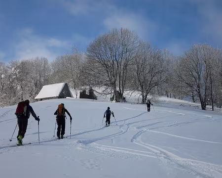 2015-02-08_06 Montée vers le Soum de Hailla, les Cabanettes