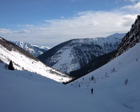 2015-03-01_07 Montée vers le Col du Corborant, vallon de San Bernolfo