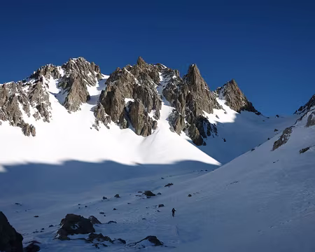 2015-03-03_10 Montée vers le Col de Portiola, Arête de la Portiolette