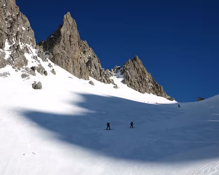 2015-03-03_11 Sous le Col de Portiola, Arête de la Portiolette