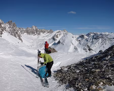 2015-03-03_13 Au Col de Portiola, Brec et Aiguille de Chambeyron