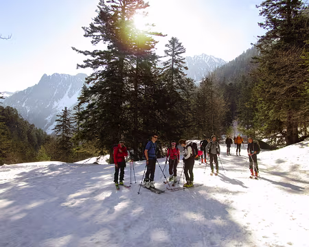 PXL000 J1 De Pont d'Espagne (1459m) Soum de Bassia (2758m) par les Lacs d'Embarrat au Refuge Wallon (+1300m) - Départ de Pont d'Espagne