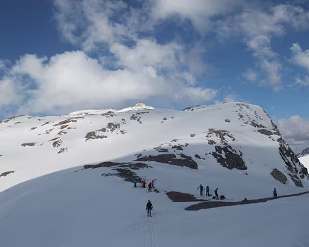 2015_0424Wildstrubel0084 23 avril 2015 J4 de Wildhornhütte à Wildstrubelhütte - au Schnidejoch
