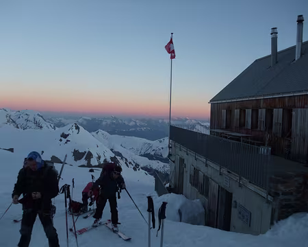 2015_0424Wildstrubel0102 24 avril 2015 J5 de Wildstrubelhütte à Lämmererhütte