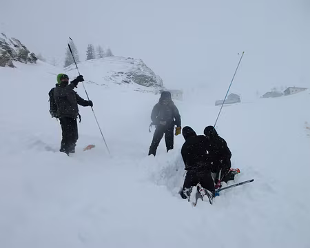 La victime est bien ensevelie La victime est bien ensevelie