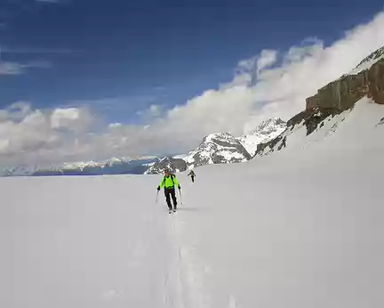 PXL009 Glacier de la Roche Ferran, Derrière Pointe du Creux Noir et Grand Bec