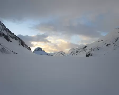 PXL015 J3 Dome de Chasseforet (3586m) en AR (but à 50m du sommet avec arrivée du mauvais temps (9h - 21km +1500m) - du col de la Vanoise vallon vers Entre deux Eaux