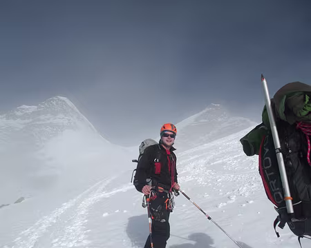 20 la trace de montée au sommet