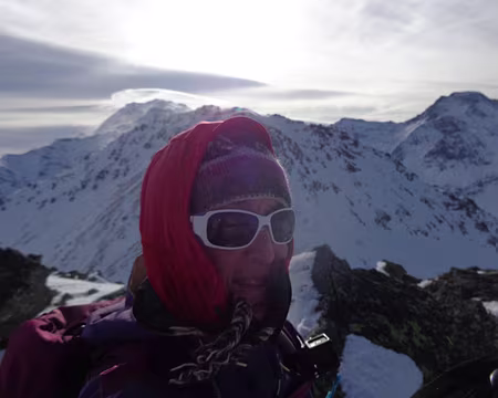 41-DSC02124 Au sommet... rafales de vent à plus de 50km/h