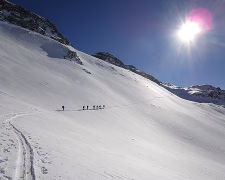 IMG_4210 Traversée pente Ouest du col du Sallestet Traversée pente Ouest du col du Sallestet
