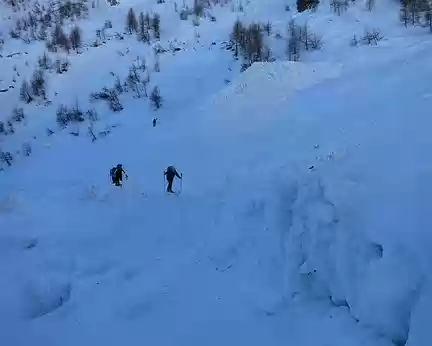2017-01-09_11 Débris d'avalanches dans le vallon d'Urine