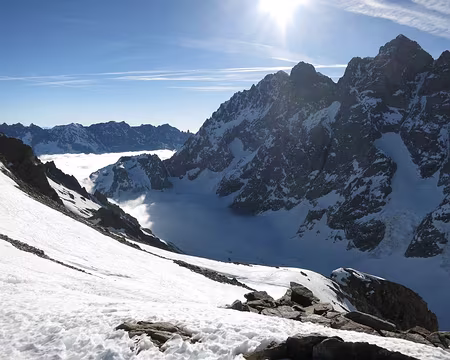 2017-04-24_09 Au Col de la Temple, Pelvoux et Pic sans Nom