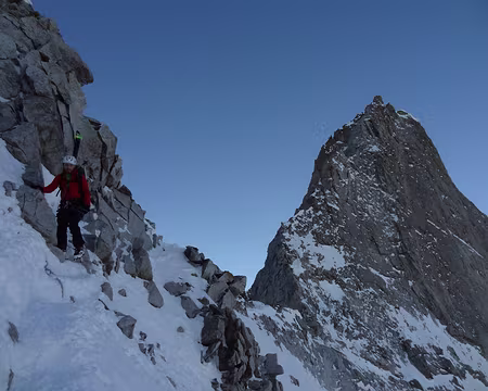 DSC09475 Descente de la brèche avec le rateau