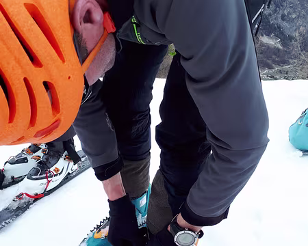 20180415_10 Raphaêl a perdu la fixation d'un de ces ski, qu'à cela ne tienne