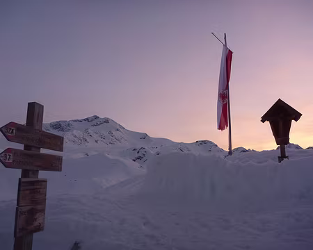 P1150398 coucher du soleil sur le Zebru depuis Marteller Hütte