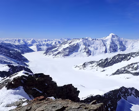 Belle vue sur le glacier d'Aletsch Belle vue sur le glacier d'Aletsch