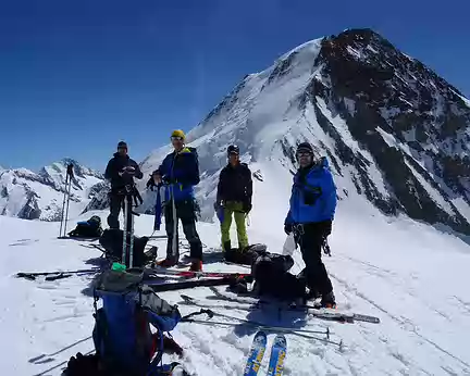 Ski Rando Aletschhorn 4jours (19) Sur l'épaule 