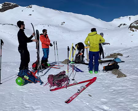 IMG_4486 Dépeautage pour la descente vers le refuge I Re Magi