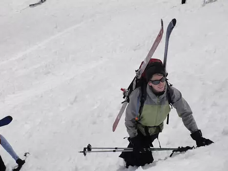 2012-03 Vallorcine détail de la sortie