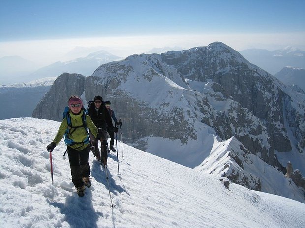 2014-03 Dolomites de Brenta détail de la sortie