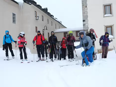 2015-02 Grand St Bernard détail de la sortie