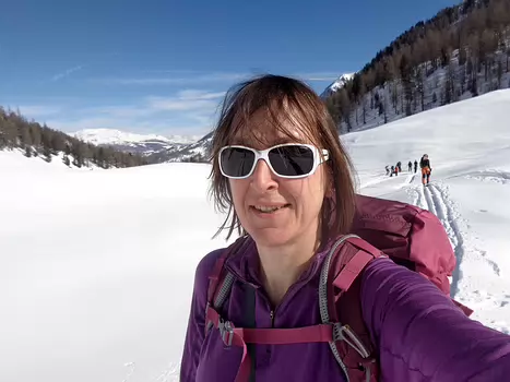 2017-02 Cima Dormillouse Florence LP, détail sortie