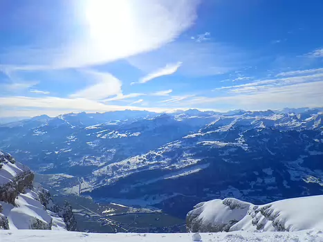 2019-01 Traversée de Wildhaus à Buchs Ludovic B, détail sortie