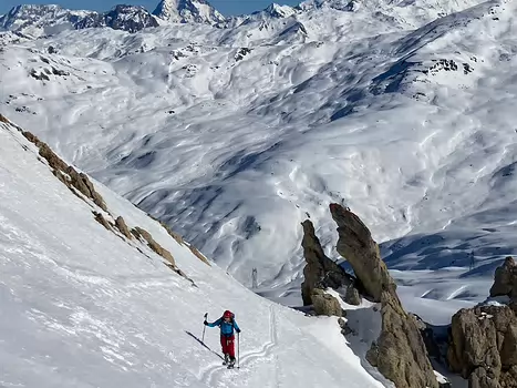 2022-02 Maurienne Claire DC, détail sortie