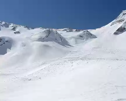 07 zone de parcours de l'avalanche vu du bas