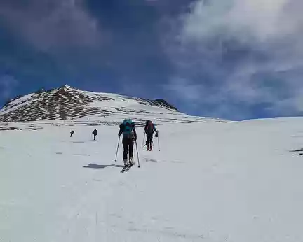 30 J2 - sommet du mont Taou Blanc en vue