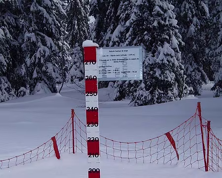 0019 Hauteur de neige : 1 mètre 60