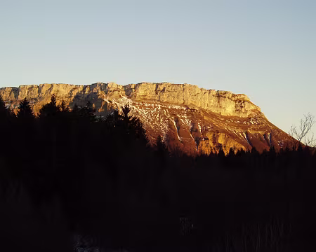 0011 Coucher de soleil sur le Margeriaz.
