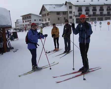 DSCF5038 Samedi matin à La Féclaz, quelques flocons