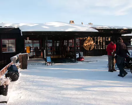 Kiilopaa, Finlande, Février 2009 Batiment principal