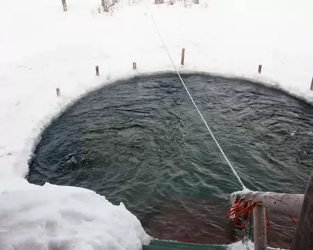 Kiilopaa, Finlande, Février 2009 Piscine articque