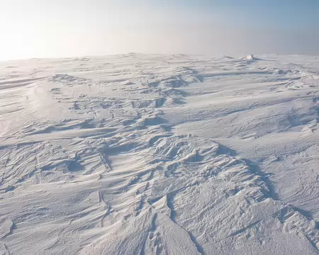 Kiilopaa, Finlande, Février 2009 Neige du Kiilopaa