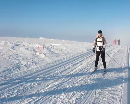 Kiilopaa, Finlande, Février 2009 Piste sur le Kiilopaa