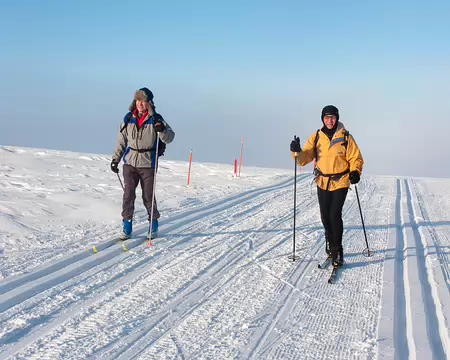 Kiilopaa, Finlande, Février 2009 Piste sur le Kiilopaa