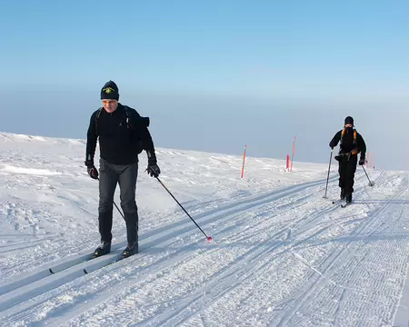 Kiilopaa, Finlande, Février 2009 Piste sur le Kiilopaa