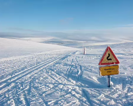 Kiilopaa, Finlande, Février 2009 Sur le Kiilopaa