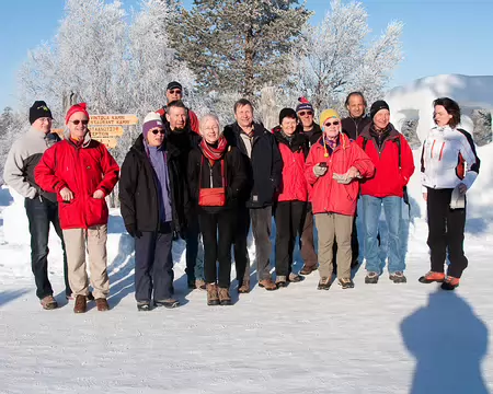 Kiilopaa, Finlande, Février 2009 Le groupe