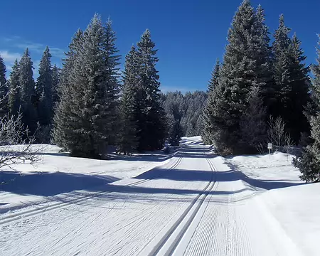 5. Un ciel d'un bleu ..... ! Des pistes désertes ! Quel bonheur !