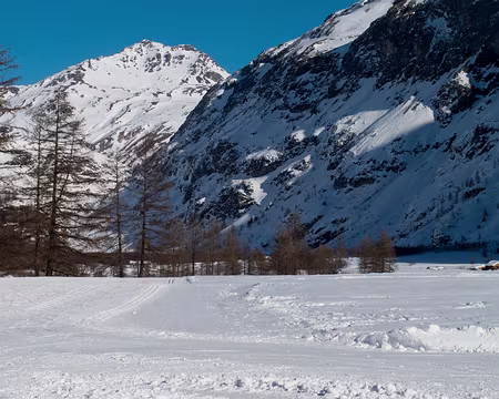 Bessans, Savoie, janvier 2012 Sur les pistes