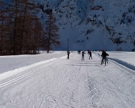 Bessans, Savoie, janvier 2012 Vous allez jusqu'au groupe de Franck