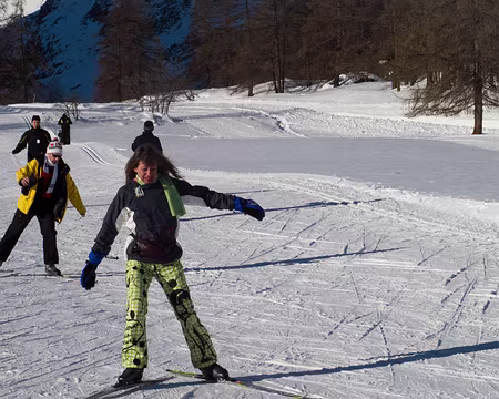 Bessans, Savoie, janvier 2012 Sans les batons