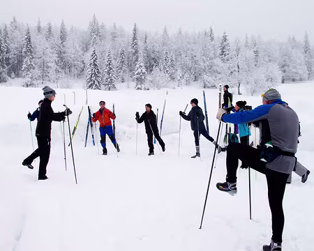 Stage ski de fond Janvier 2012 Manque de synchronisme