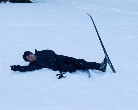 Stage ski de fond Janvier 2012 C'est mal parti pour se relever